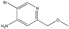 5-BROMO-2-METHOXYMETHYL-PYRIDIN-4-YLAMINE Struktur