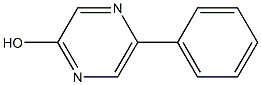 5-フェニルピラジン-2-オール 化学構造式