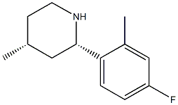  CIS-2-(4-FLUORO-2-METHYLPHENYL)-4-METHYLPIPERIDINE