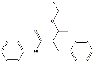 ETHYL 3-ANILINO-2-BENZYL-3-OXOPROPANOATE Structure