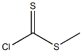 methylsulfanylmethanethioyl chloride Struktur