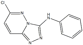 6-chloro-N-phenyl[1,2,4]triazolo[4,3-b]pyridazin-3-amine Structure