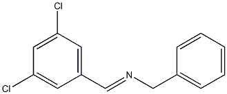 N-benzyl-N-(3,5-dichlorobenzylidene)amine Structure