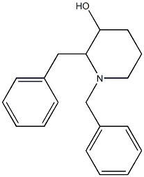 1,2-dibenzylpiperidin-3-ol,,结构式