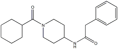 N1-[1-(cyclohexylcarbonyl)-4-piperidyl]-2-phenylacetamide