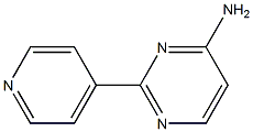 2-(4-pyridyl)pyrimidin-4-amine Structure