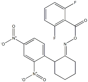 2-[({[2-(2,4-dinitrophenyl)cyclohexyliden]amino}oxy)carbonyl]-1,3-difluorobenzene
