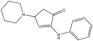 2-anilino-4-piperidinocyclopent-2-en-1-one