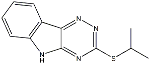 3-(isopropylsulfanyl)-5H-[1,2,4]triazino[5,6-b]indole|