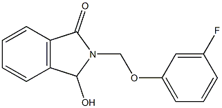 2-[(3-fluorophenoxy)methyl]-3-hydroxy-1-isoindolinone