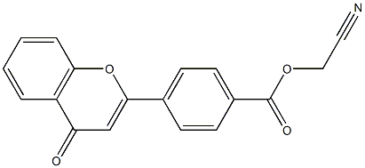 cyanomethyl 4-(4-oxo-4H-chromen-2-yl)benzoate