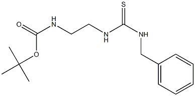 tert-butyl N-(2-{[(benzylamino)carbothioyl]amino}ethyl)carbamate 结构式