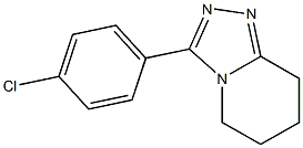 3-(4-chlorophenyl)-5,6,7,8-tetrahydro[1,2,4]triazolo[4,3-a]pyridine Structure