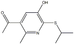 1-[5-hydroxy-6-(isopropylsulfanyl)-2-methyl-3-pyridinyl]-1-ethanone