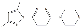 4-[6-(3,5-dimethyl-1H-pyrazol-1-yl)pyridazin-3-yl]thiomorpholine