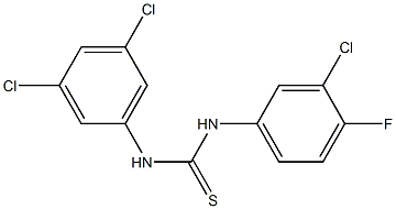  N-(3-chloro-4-fluorophenyl)-N'-(3,5-dichlorophenyl)thiourea