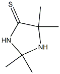 2,2,5,5-tetramethyltetrahydro-4H-imidazole-4-thione,,结构式