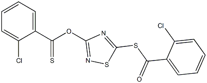 5-[(2-chlorobenzoyl)thio]-1,2,4-thiadiazol-3-yl 2-chlorobenzene-1-carbothioate
