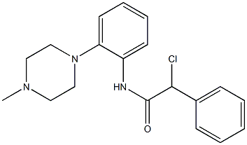 2-chloro-N-[2-(4-methylpiperazino)phenyl]-2-phenylacetamide Structure