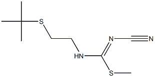  2-[(2-{[(cyanoimino)(methylthio)methyl]amino}ethyl)thio]-2-methylpropane