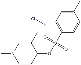 1,3-dimethyl-4-piperidyl 4-methylbenzene-1-sulfonate hydrochloride