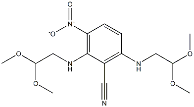 2,6-di[(2,2-dimethoxyethyl)amino]-3-nitrobenzonitrile|