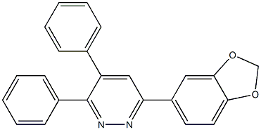 6-(1,3-benzodioxol-5-yl)-3,4-diphenylpyridazine