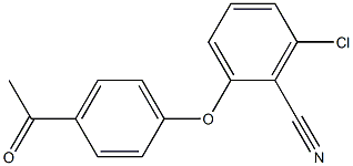 2-(4-acetylphenoxy)-6-chlorobenzonitrile