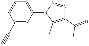 1-[1-(3-ethynylphenyl)-5-methyl-1H-1,2,3-triazol-4-yl]ethan-1-one