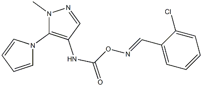 4-{[({[(2-chlorophenyl)methylene]amino}oxy)carbonyl]amino}-1-methyl-5-(1H-pyrrol-1-yl)-1H-pyrazole