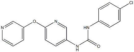 N-(4-chlorophenyl)-N'-[6-(3-pyridyloxy)-3-pyridyl]urea Structure