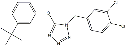  3-(tert-butyl)phenyl 1-(3,4-dichlorobenzyl)-1H-1,2,3,4-tetraazol-5-yl ether