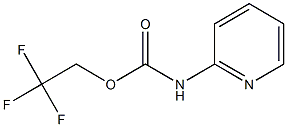 2,2,2-trifluoroethyl pyridin-2-ylcarbamate 结构式
