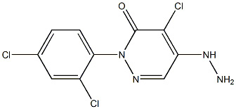 4-Chloro-2-(2,4-dichlorophenyl)-5-hydrazinopyridazine-3(2H)-one|