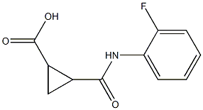 2-[(2-fluoroanilino)carbonyl]cyclopropanecarboxylic acid