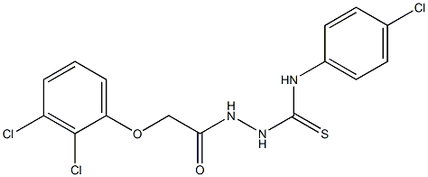 N-(4-chlorophenyl)-2-[2-(2,3-dichlorophenoxy)acetyl]-1-hydrazinecarbothioamide