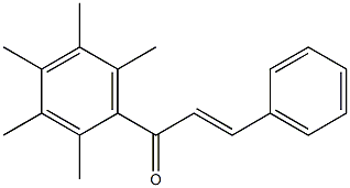 1-(Pentamethylphenyl)-3-phenylprop-2-en-1-one|