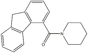 9H-fluoren-4-yl(piperidino)methanone Struktur
