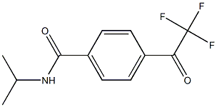N-isopropyl-4-(2,2,2-trifluoroacetyl)benzenecarboxamide Structure