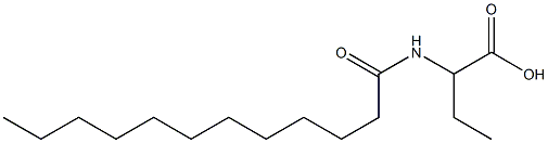 2-(dodecanoylamino)butanoic acid Structure