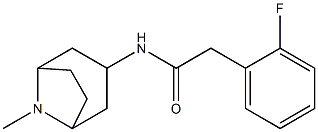 N1-(8-methyl-8-azabicyclo[3.2.1]oct-3-yl)-2-(2-fluorophenyl)acetamide Structure