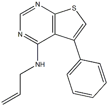 N4-allyl-5-phenylthieno[2,3-d]pyrimidin-4-amine Struktur