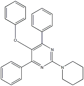 5-phenoxy-4,6-diphenyl-2-piperidinopyrimidine