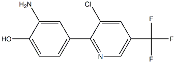 2-amino-4-[3-chloro-5-(trifluoromethyl)-2-pyridinyl]benzenol
