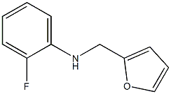 N-(2-fluorophenyl)-N-(2-furylmethyl)amine Structure