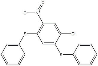 1-chloro-5-nitro-2,4-di(phenylsulfanyl)benzene,,结构式