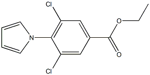 ethyl 3,5-dichloro-4-(1H-pyrrol-1-yl)benzoate 结构式