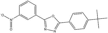 2-[4-(tert-butyl)phenyl]-5-(3-nitrophenyl)-1,3,4-oxadiazole|