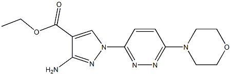 ethyl 3-amino-1-(6-morpholinopyridazin-3-yl)-1H-pyrazole-4-carboxylate|