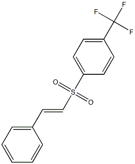 1-(styrylsulfonyl)-4-(trifluoromethyl)benzene Structure